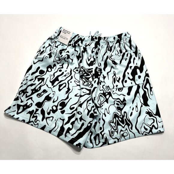 Nike Club Mesh Shorts in Light Blue - Picture 4 of 5